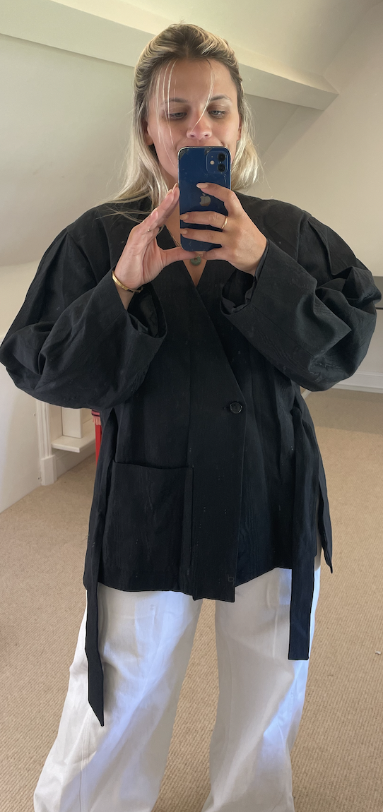 Oversized Belted Blazer