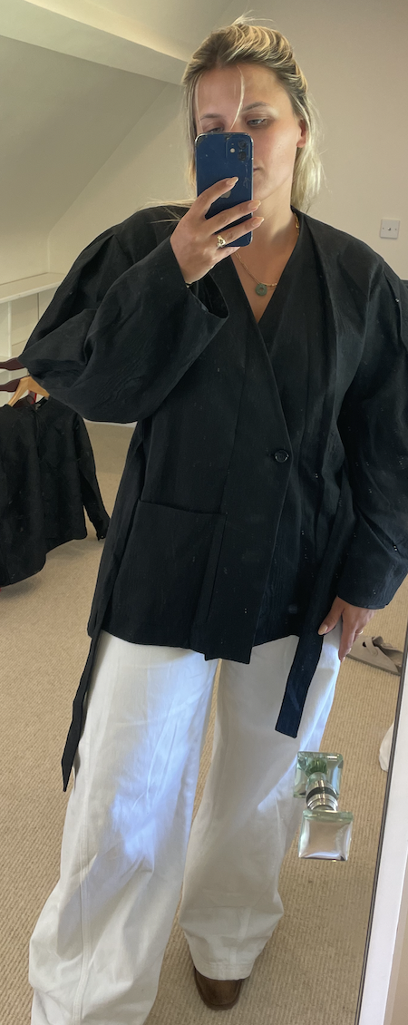 Oversized Belted Blazer