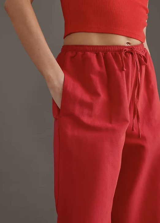 Aligne Red Linen Co-ord