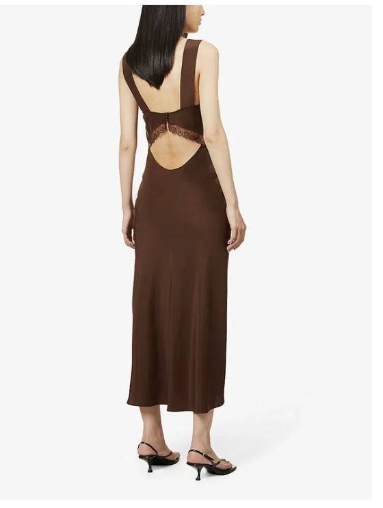 Provence Lace Trim Dress