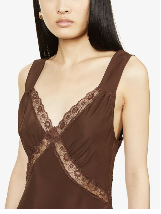 Provence Lace Trim Dress