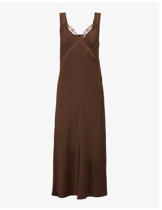 Provence Lace Trim Dress