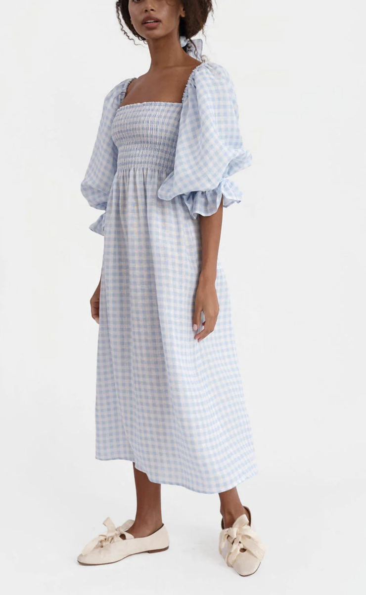 Atlanta Blue Gingham