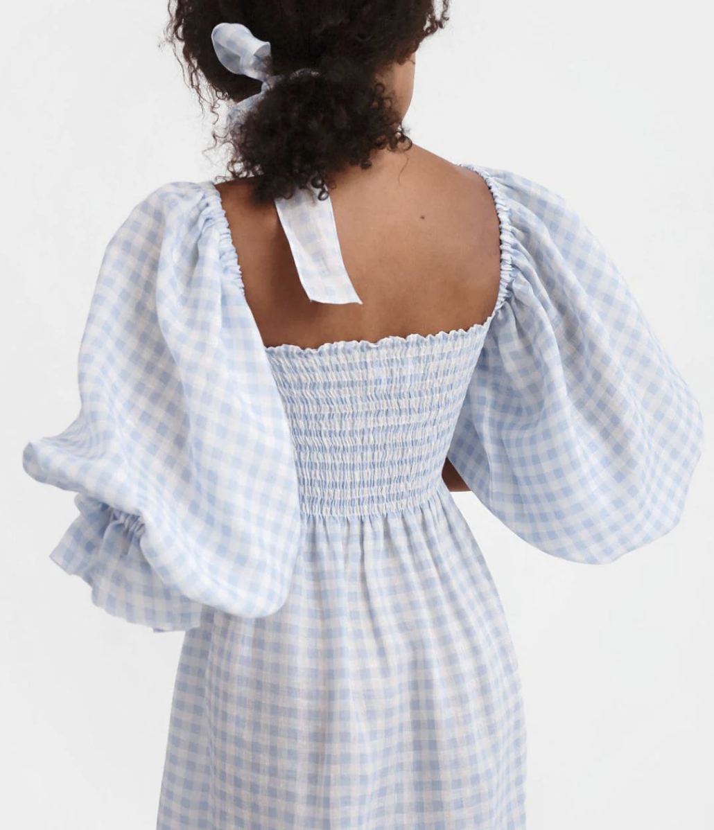 Atlanta Blue Gingham