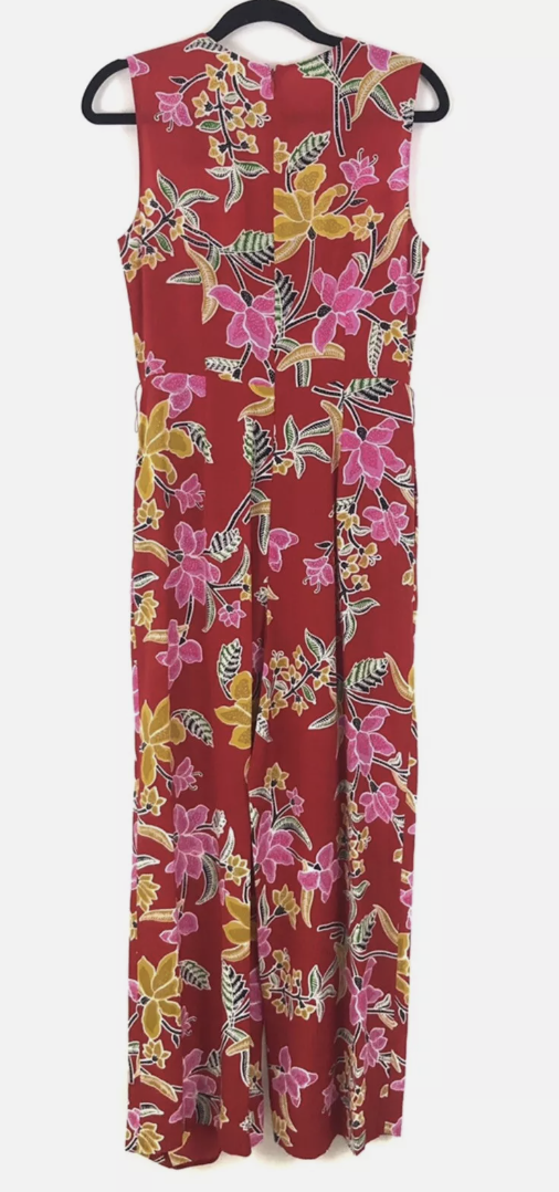 DIANE VON FURSTENBERG 100% silk Jumpsuit