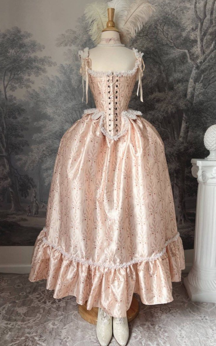 18th Century inspired Marie Antoinette corset and skirt by Enjoue Collectif