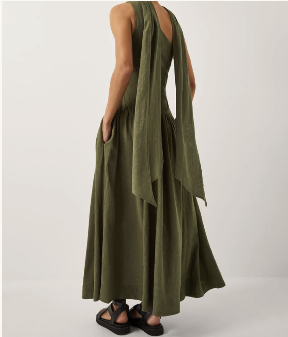 India Edit x Monsoon Leila One Shoulder Dress