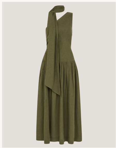 India Edit x Monsoon Leila One Shoulder Dress