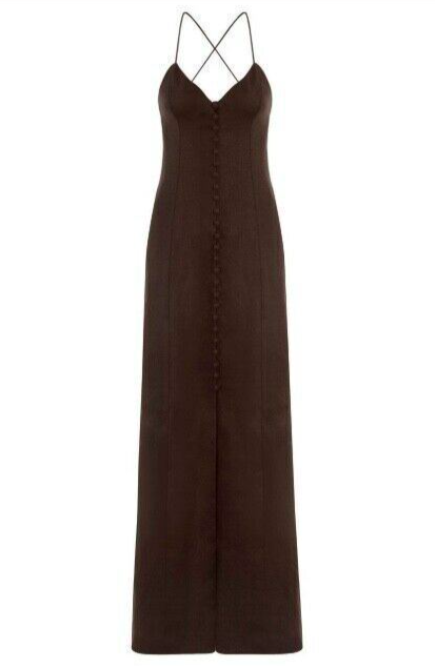Zimmerann Brown Linen Dress