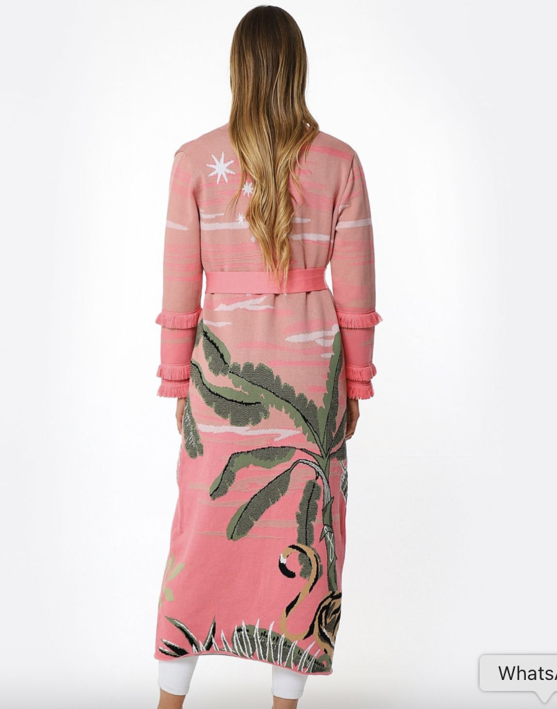Hayley Menzies Printed Tiger Cardigan