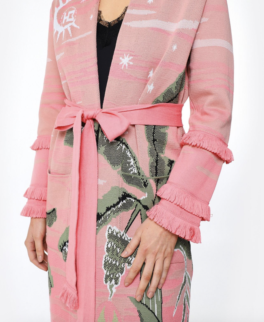 Hayley Menzies Printed Tiger Cardigan