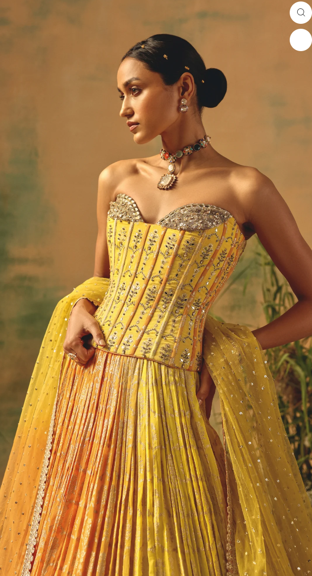 Wild Mariposa Lehenga