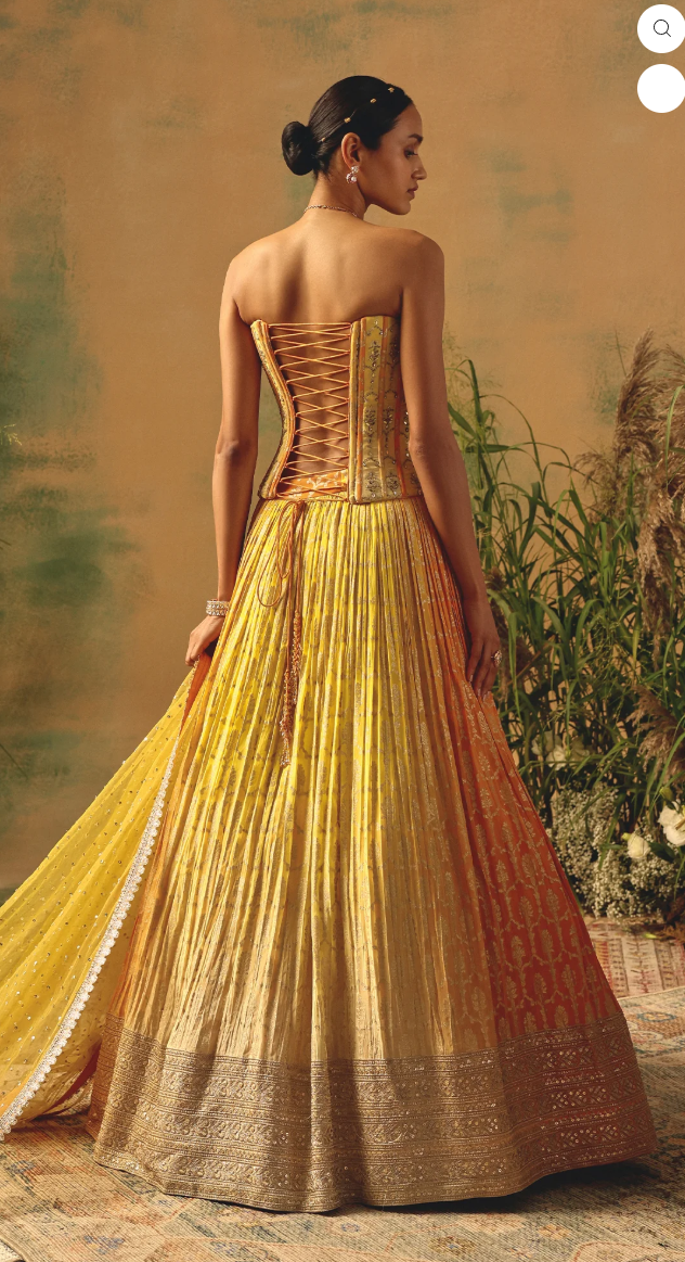 Wild Mariposa Lehenga