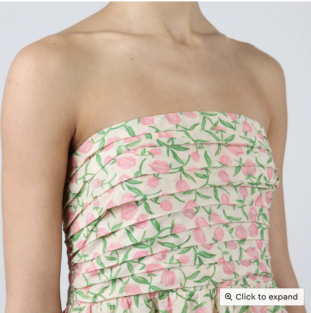 Kitri Genevieve Floral Print Midi Dress