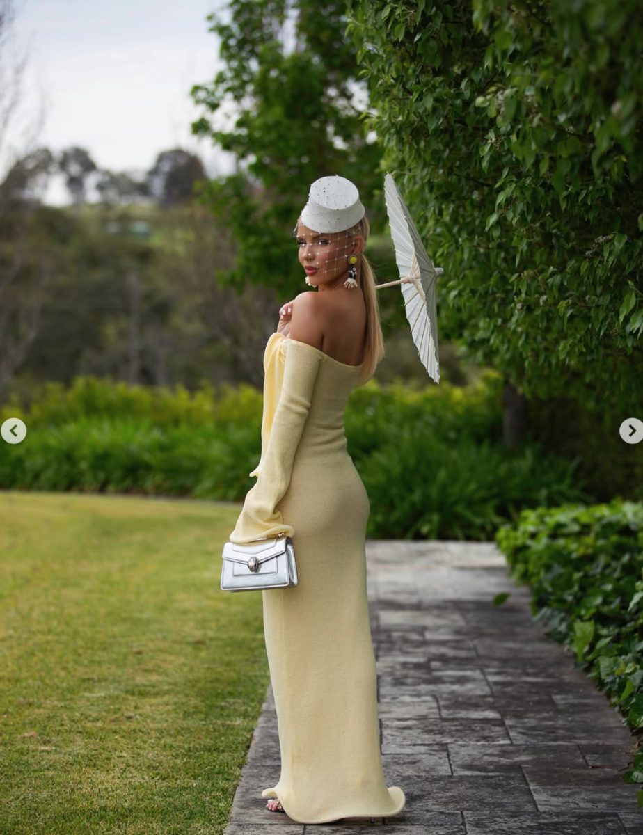 White pillbox hat with veil
