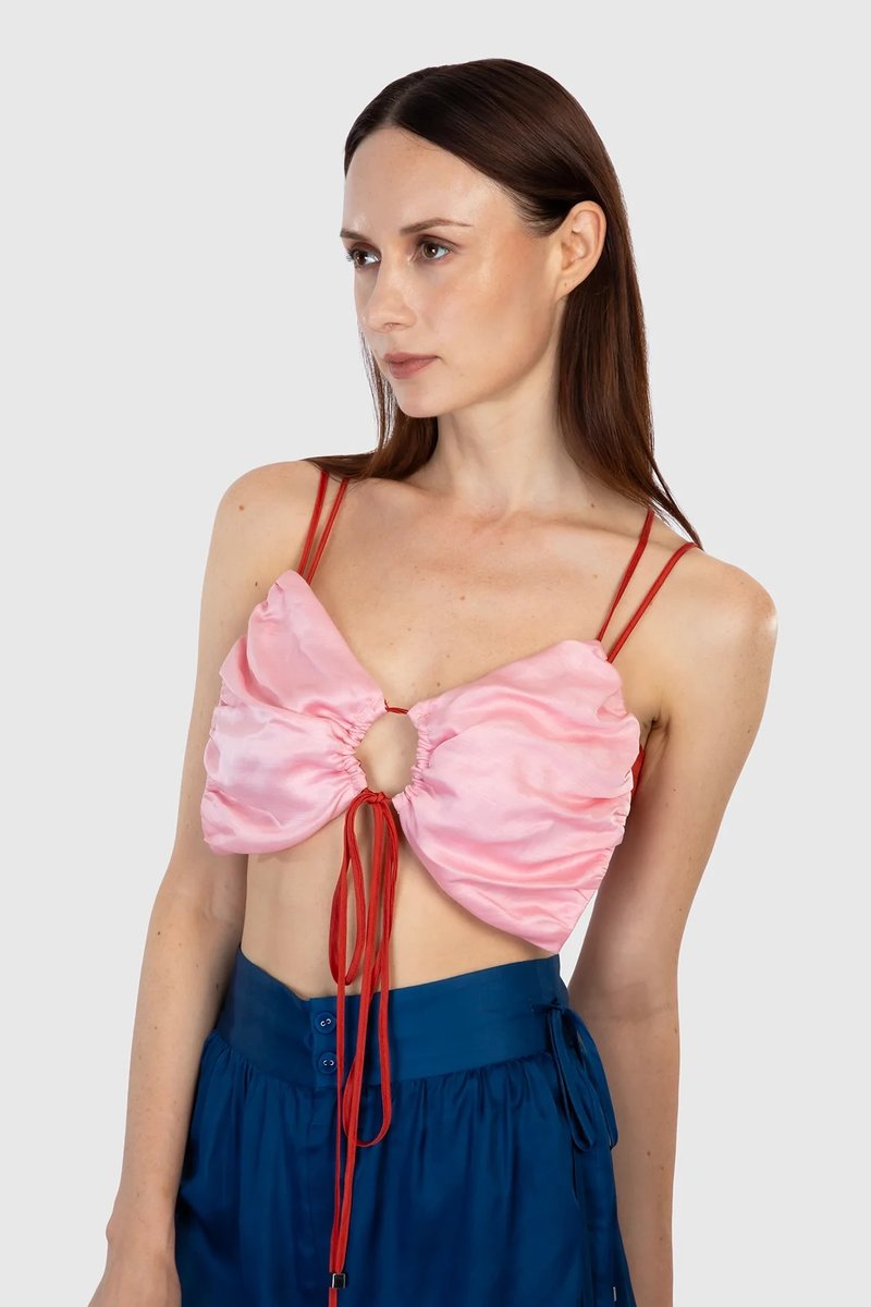 Sleeveless Cropped Bra Top