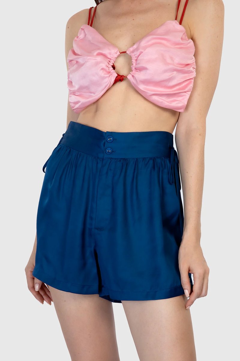 High-Waisted Flowy Shorts