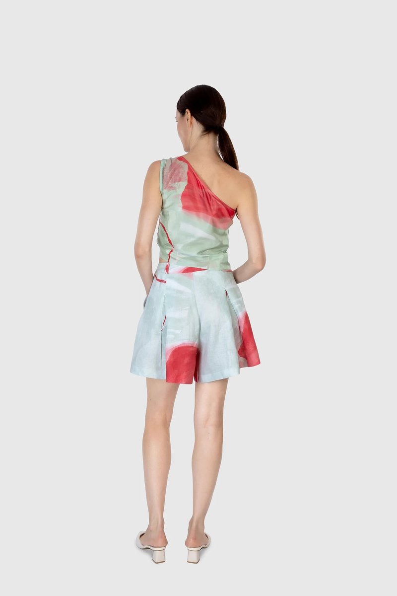 Pleated Suit Short - M