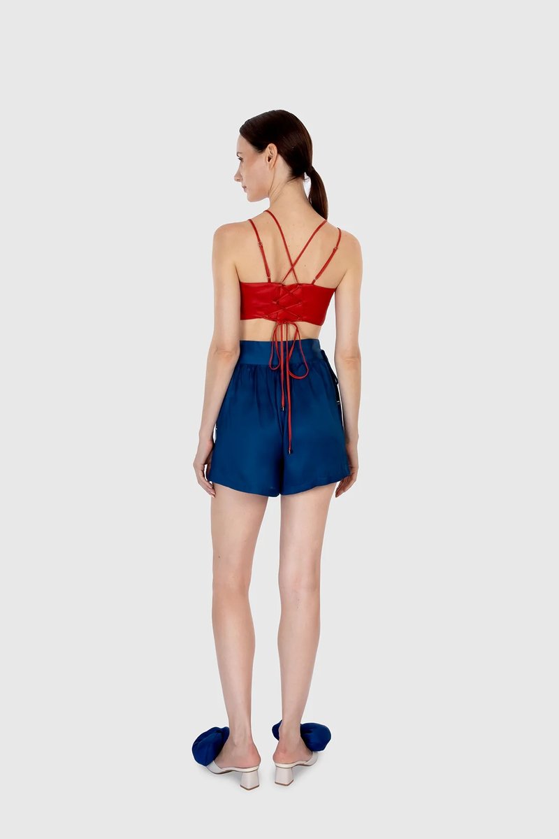 High-Waisted Flowy Shorts