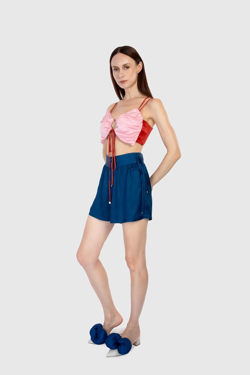 Sleeveless Cropped Bra Top