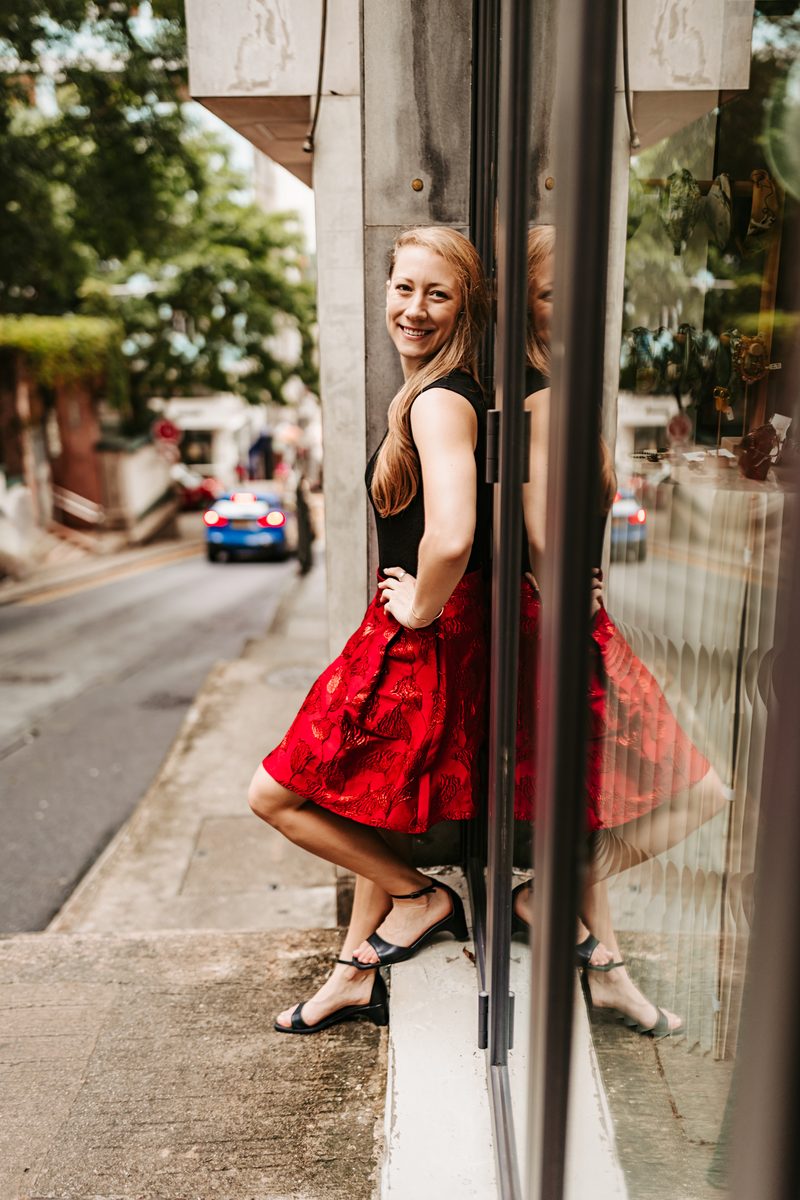 SAN FRANCISCO SKIRT SHORT LENGTH RED