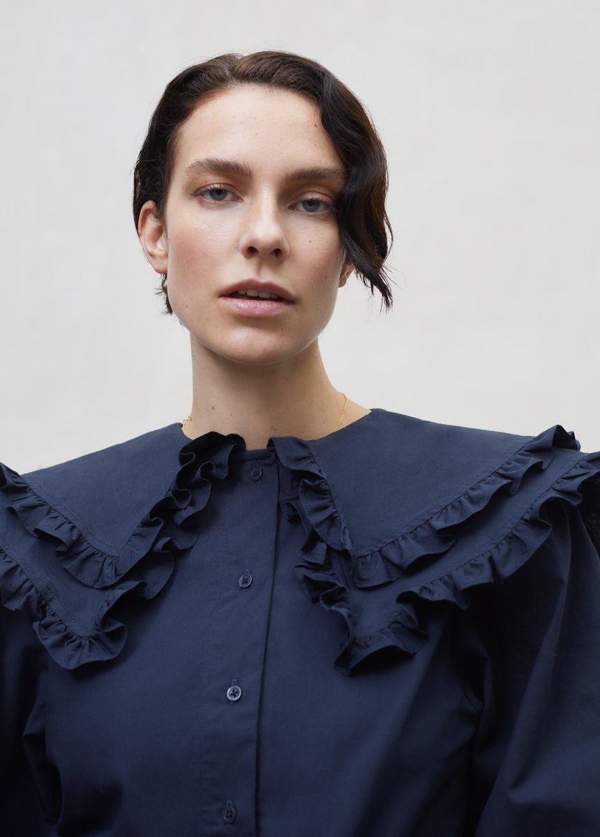 Oversized Collar Blouse