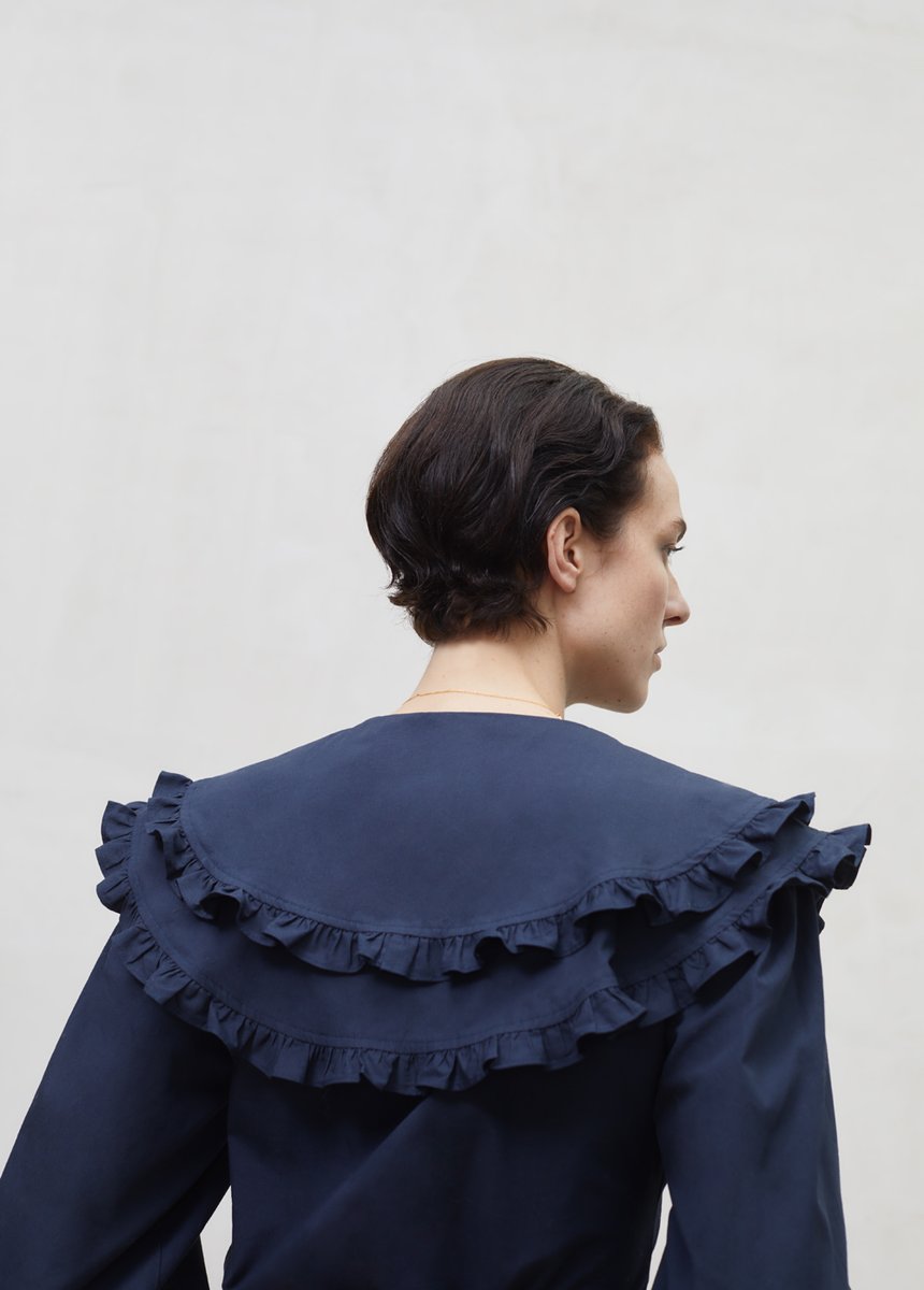 Oversized Collar Blouse