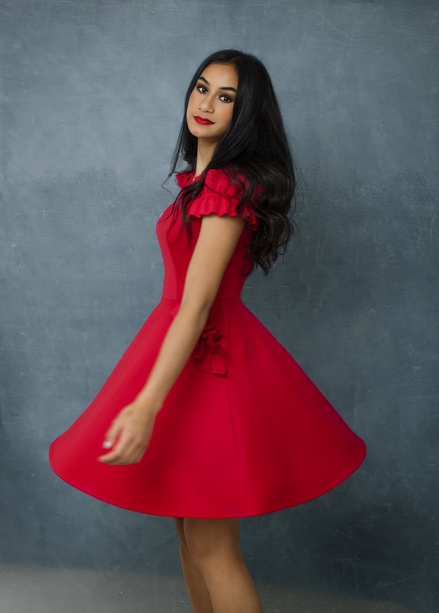 Ted Baker red skater dress