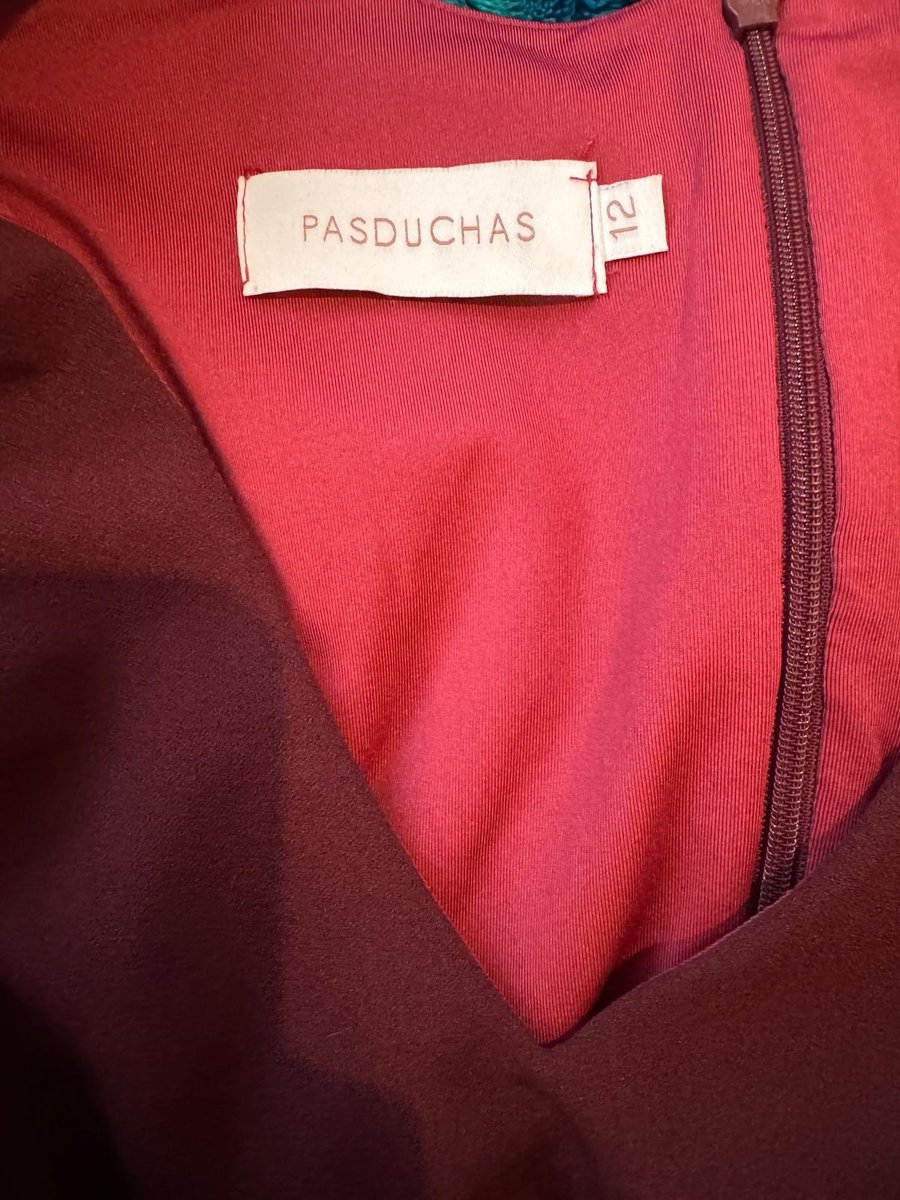 V-Neck Burgundy Stretchy Cocktail Dress