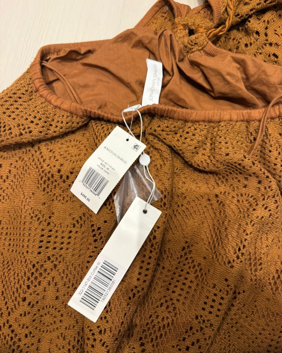 SIMKHAI Georgiana Halter Maxi Dress in coffee size M