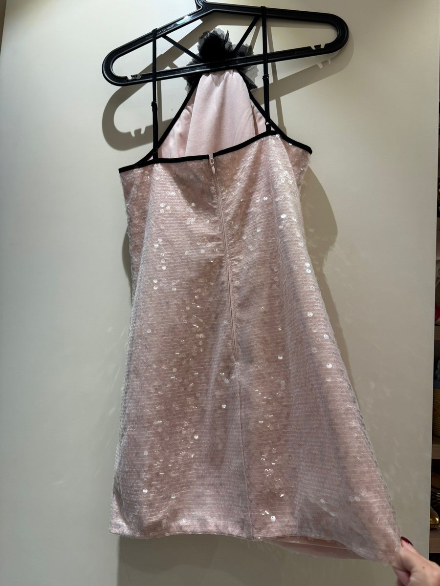 Self Portrait Floral Sequin Mini Dress