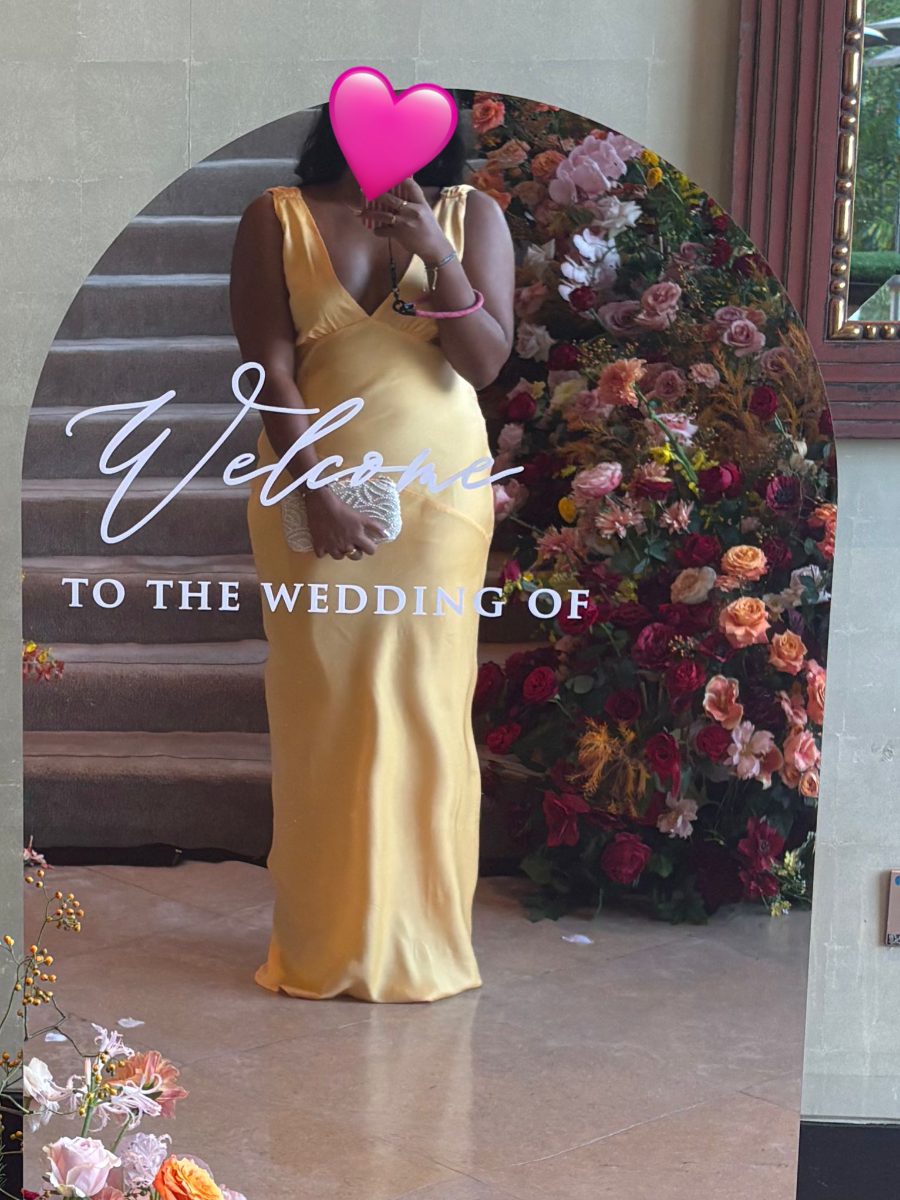 Meshki Yellow Cowl Back Satin Dress