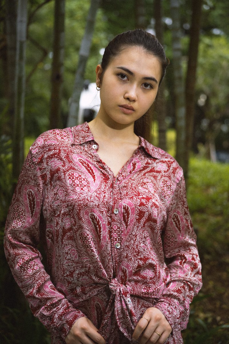 HYACITH SILK SHIRT