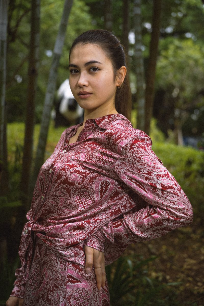 HYACITH SILK SHIRT