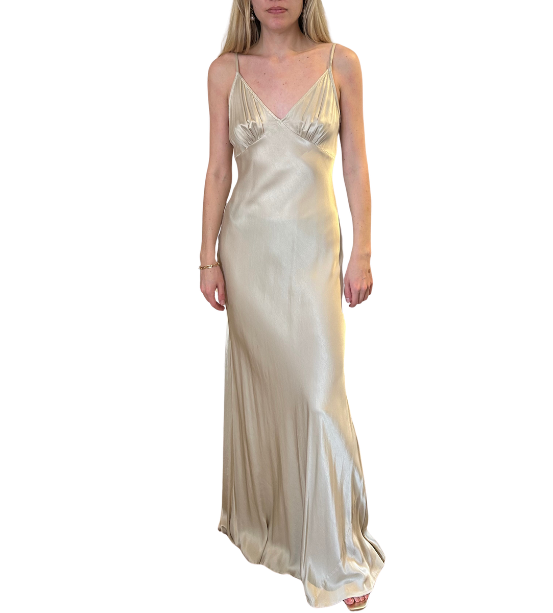 Ghost Silver / Gold Long Dress