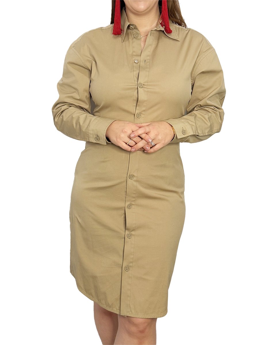 Bottega Veneta Khaki Dress
