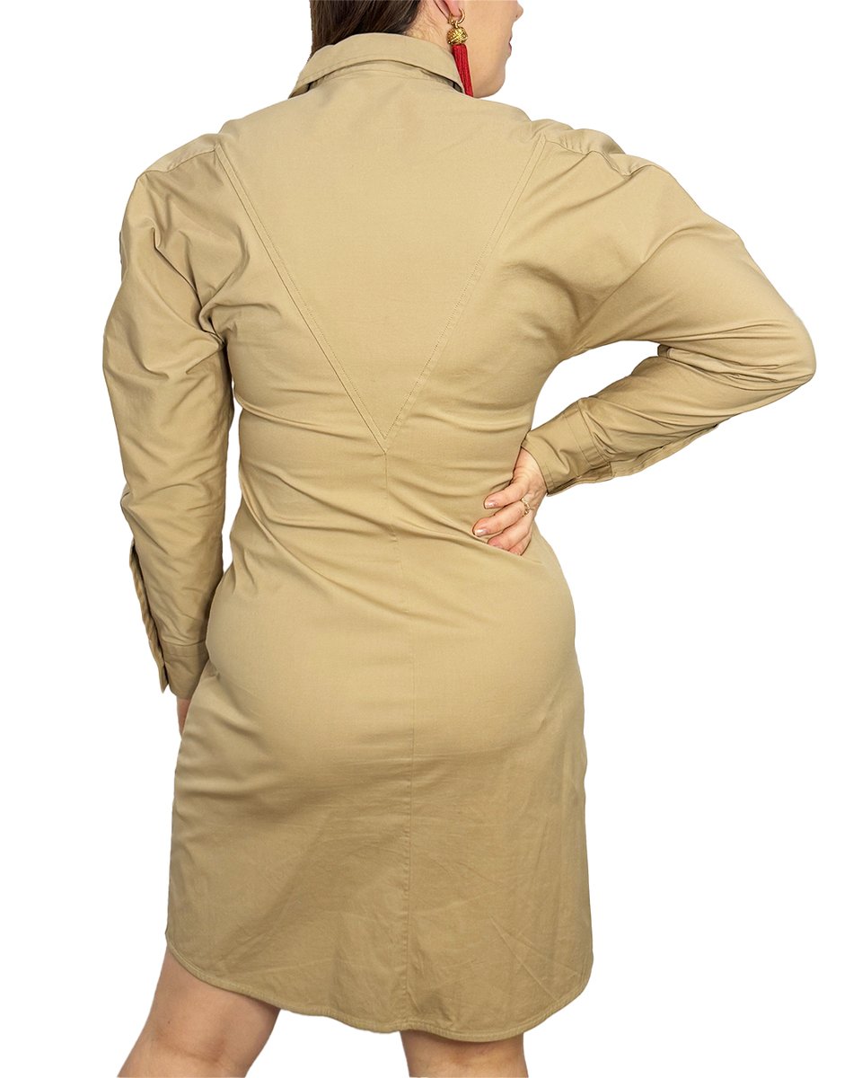 Bottega Veneta Khaki Dress