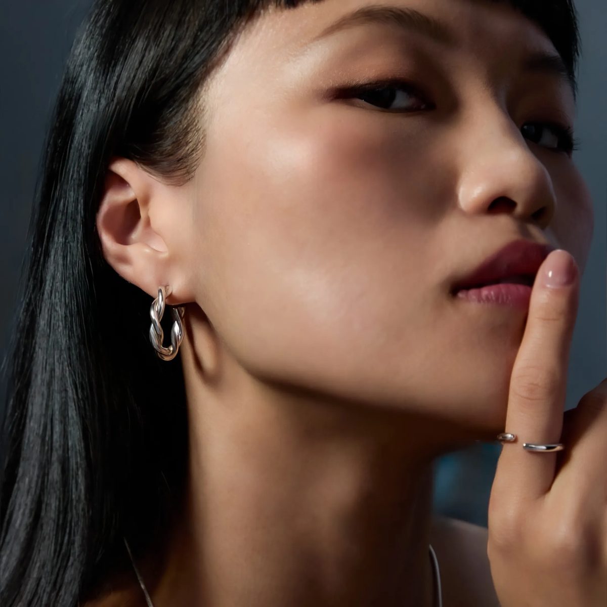 Classic Twist Hoop Earrings