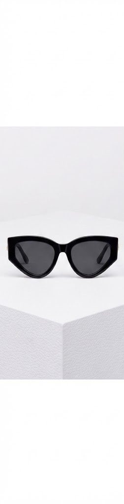 Dior CatStyleDior1 Cat-Eye Sunglasses – Black/Gold