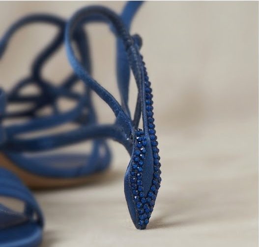 Sergio Rossi Blue Heels