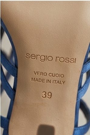 Sergio Rossi Blue Heels