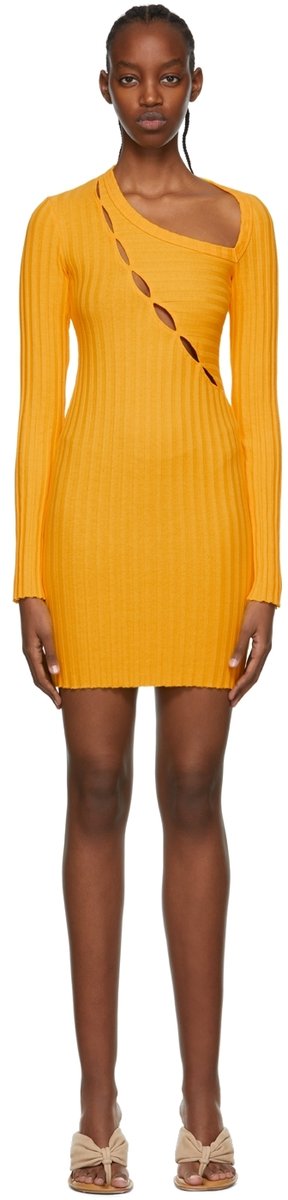 Cotton Citizen Yellow Capri Mini Dress