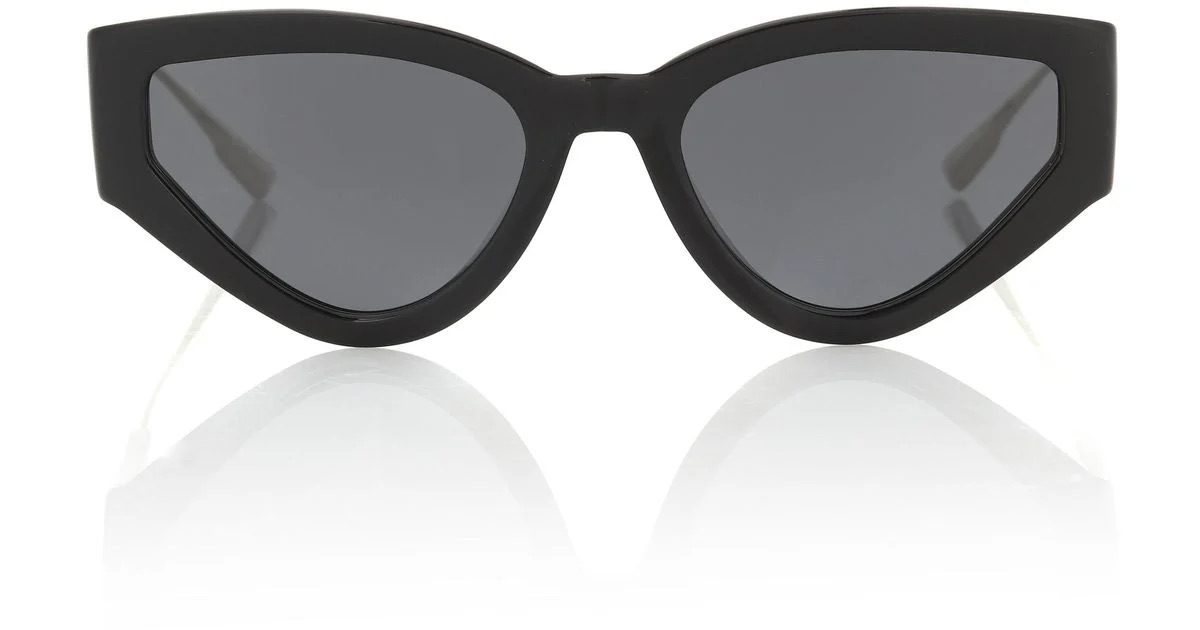 Dior CatStyleDior1 Cat-Eye Sunglasses – Black/Gold