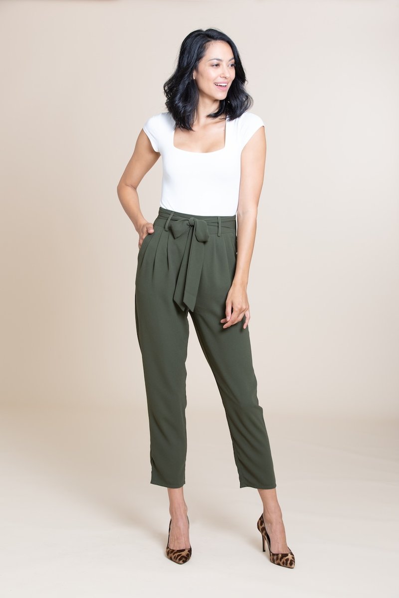 Lexi Trousers - Evergreen Green