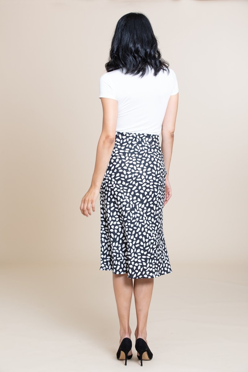 Marnie Skirt Black White