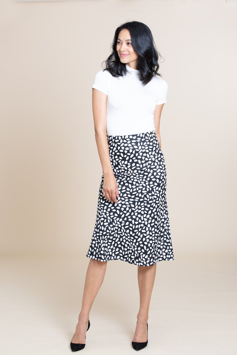 Marnie Skirt Black White