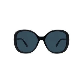 Stella McCartney Round Acetate Sunglasses – Black