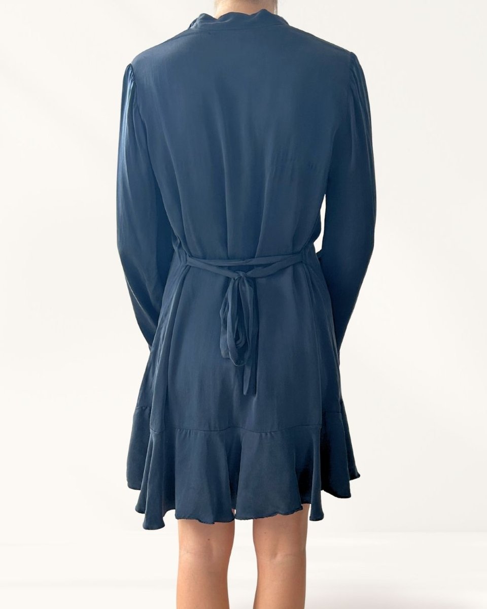 Zimmermann Navy Silk Dress