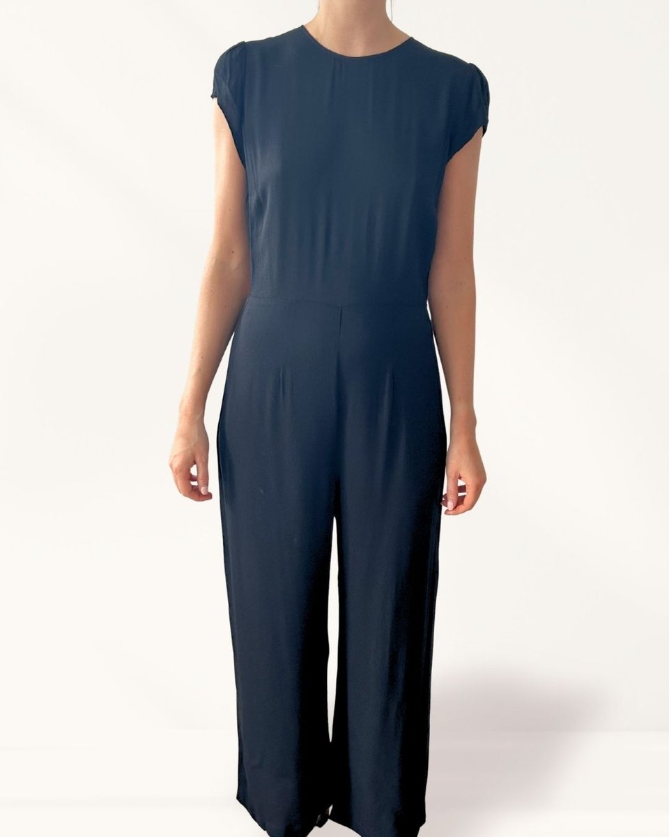 Reformation Black Jumpsuit