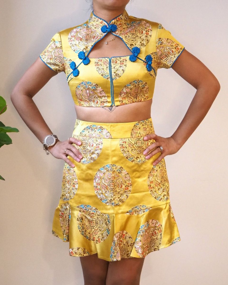 Jinashili Yellow Two Piece